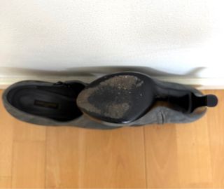 Botines Louis Vuitton grises ante