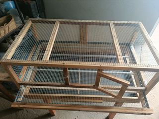 Jaula codornices 100x50cm nueva