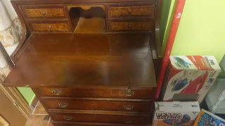 Mueble secreter retro de madera