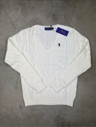 Jersey Polo Ralph Lauren Blanco Talla M