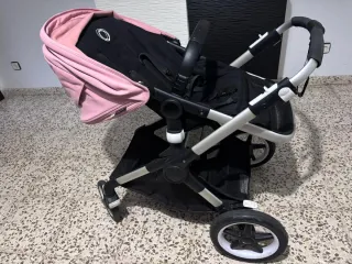 Cochecito Bugaboo Rosa y Negro