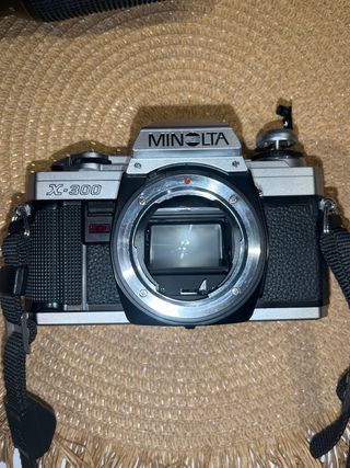 Fotocamera Minolta X-300 + Obiettivo vintage