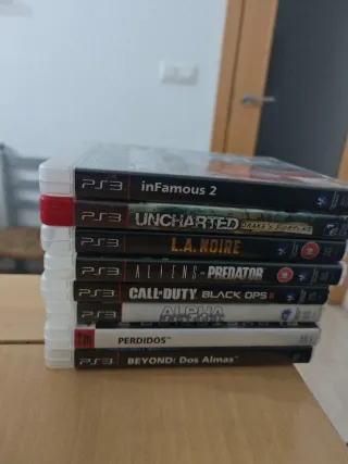 Pack 8 Juegos PS3: inFamous 2, Uncharted...