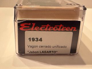 Vagón Cerrado Unificado Jabon Lagarto Electrotren