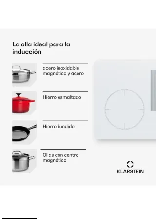 Placa Vitrocerámica Klarstein Inducción