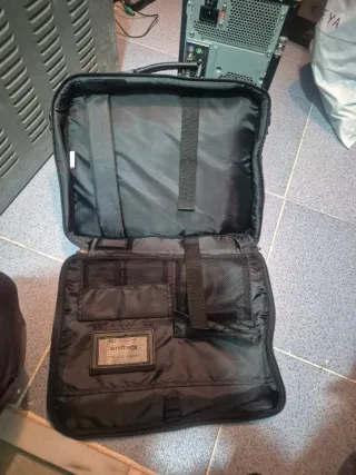 Maletín ordenador portátil negro