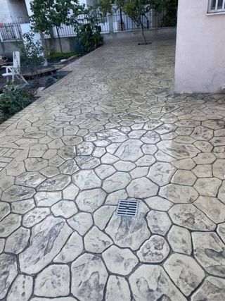 Hormigón impreso para exteriores