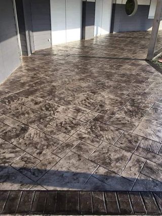 Hormigón impreso para exteriores