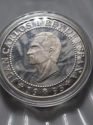 Moneda 2000 Pesetas Plata España 1993