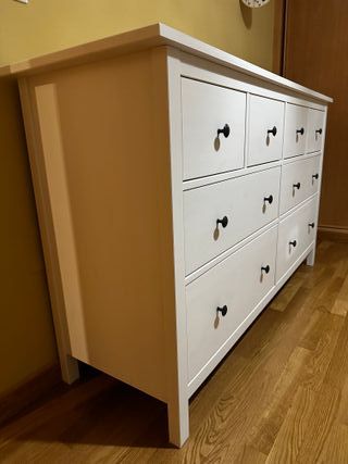 Cómoda Hemnes Ikea Blanca.