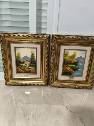 Juego de 2 cuadros decorativos