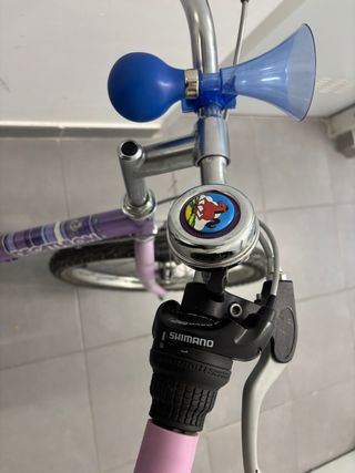 Bici infantil Decathlon morada
