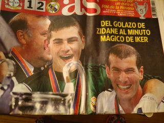 Periódico Real Madrid 9ª Copa Europa