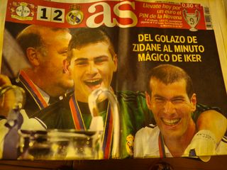 Periódico Real Madrid 9ª Copa Europa