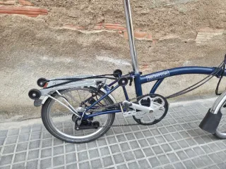 Bicicleta Plegable Brompton Azul