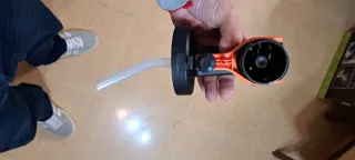 Máquina de pintura con manguera y accesorios