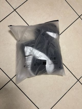 Pantaloni Uomo Flared Nero Bianco Taglia XL