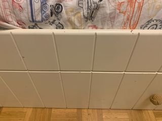 Litera madera maciza color crema