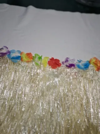 Disfraz Hawaiano Falda y Accesorios