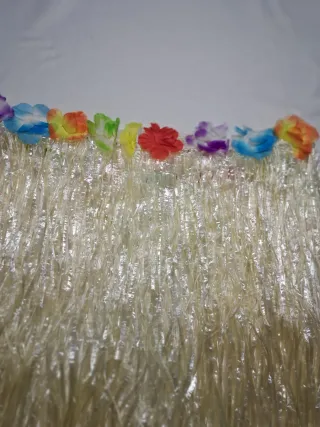 Disfraz Hawaiano Falda y Accesorios