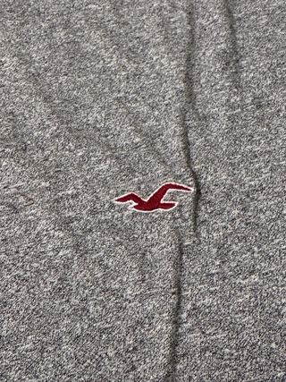 Camiseta Hollister Gris Talla L