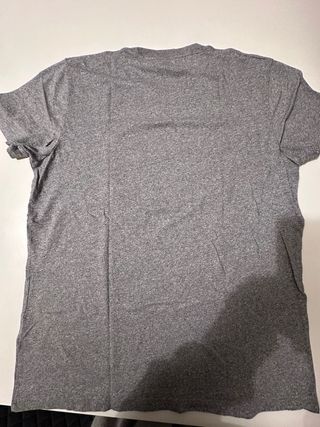 Camiseta Hollister Gris Talla L