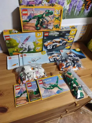 Lote Lego Creator 3 en 1 (Incompletos)