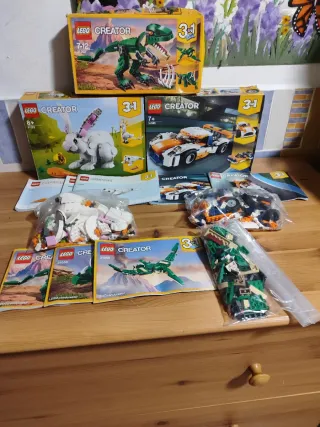 Lote Lego Creator 3 en 1 (Incompletos)