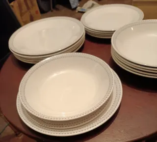 Lote 18 Platos Porzelanit Vintage "Made in Spain"