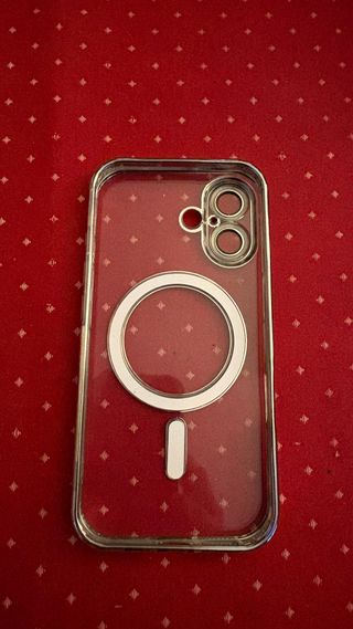 Funda magnética iPhone 16 Transparente
