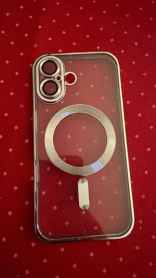 Funda magnética iPhone 16 Transparente