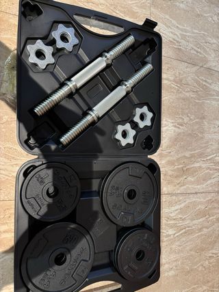 Maletín Pesas Gym 20kg Nuevo sin usar