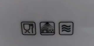 Nº 199.- Plato postre hojas verde y blanco