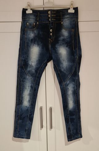 Pantalón vaquero My Christy desgastado