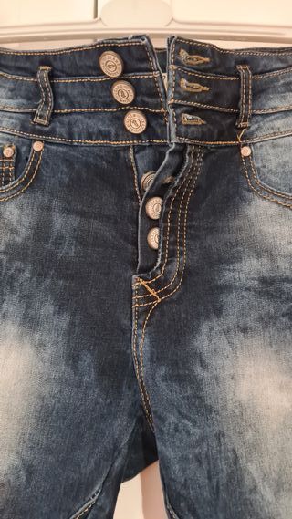 Pantalón vaquero My Christy desgastado