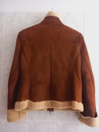 Montone shearling Massimo dutti vera pelle