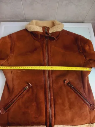Montone shearling Massimo dutti vera pelle