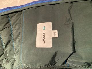 Chaqueta acolchada Lacoste azul Nueva