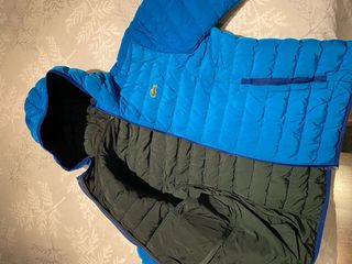 Chaqueta acolchada Lacoste azul Nueva
