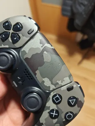 Mando PS5 Camuflaje + Joysticks Magneticos