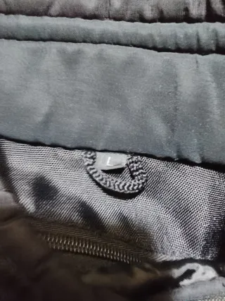 Chaqueta Moto Chica Negra y Rosa