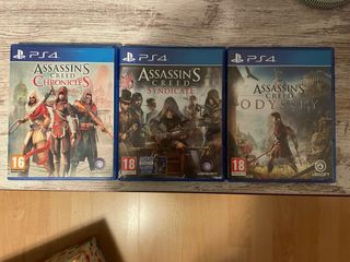 Lote 3 Juegos PS4 Assassin's Creed