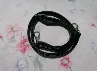 Borsa Marina Galanti nera effetto coccodrillo