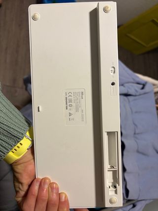 Teclado Trust Plata y Blanco