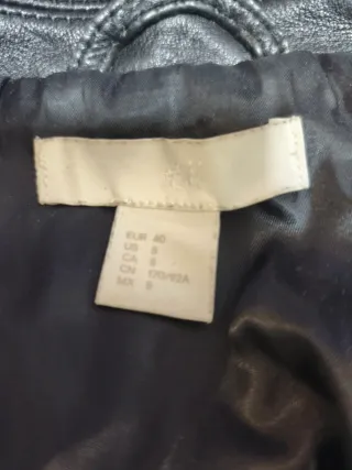 Chaqueta cuero H&M