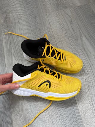 Zapatillas Padel Head Niño Amarillas