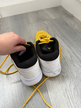 Zapatillas Padel Head Niño Amarillas