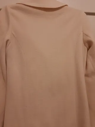 Abrigo capa beige talla única