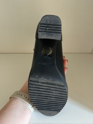 Tronchetto Gattinoni Pelle Nero Elastico laterale