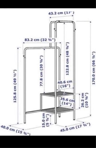 Perchero Nikkeby Ikea Verde